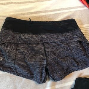Grey Lululemon shorts